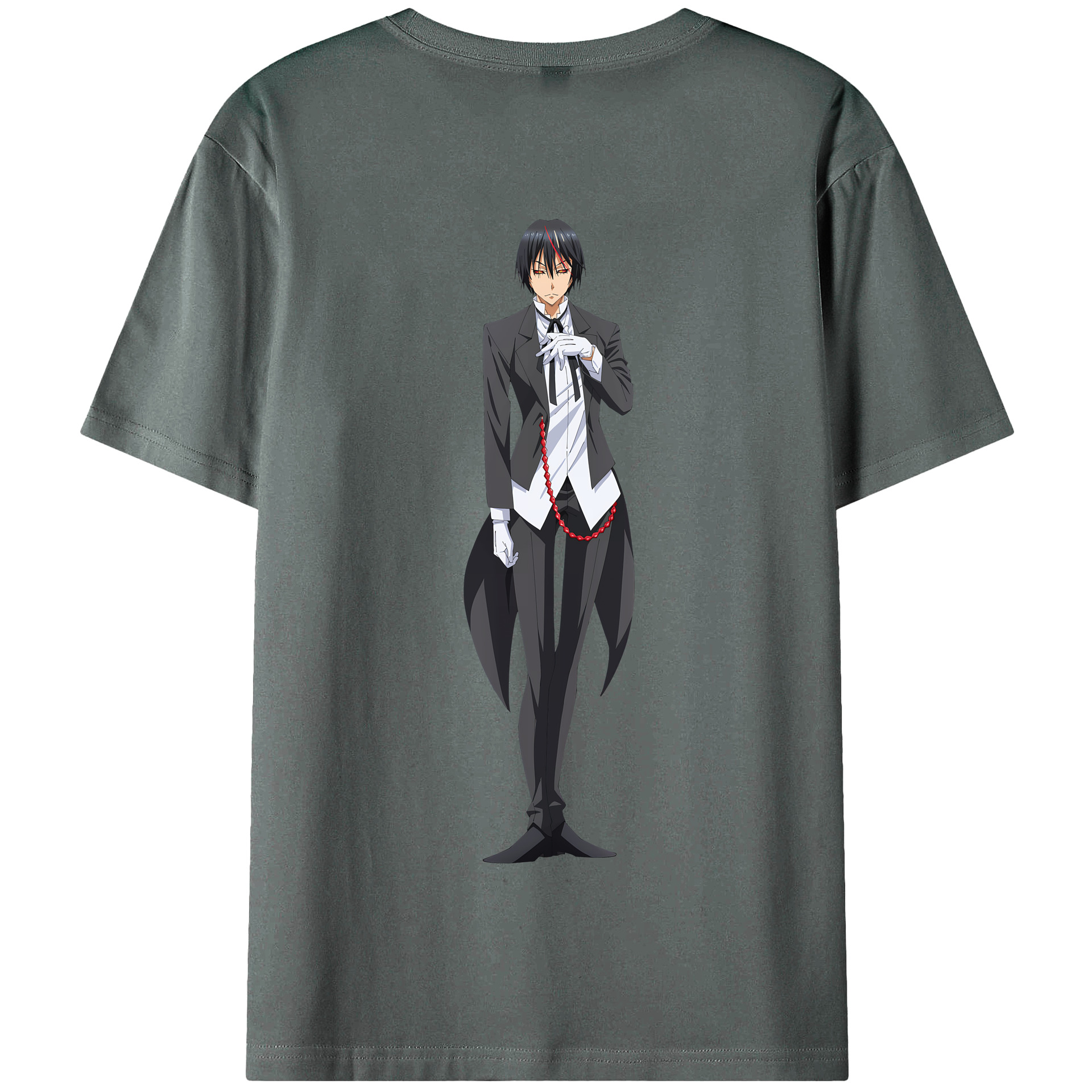 （画像用） 転スラ Regarding Reincarnated to Slime 綿100％半袖Tシャツ（背面プリント）